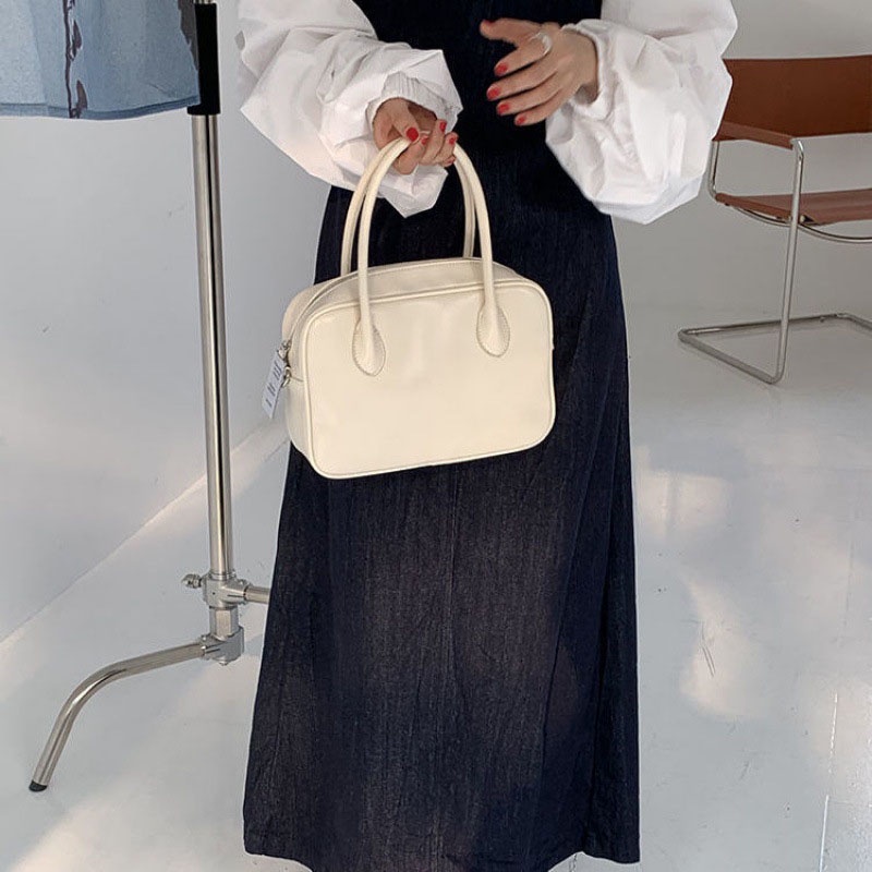 Túi Đeo Chéo Bằng Da Bóng Phong Cách Hàn Quốc Thời Trang Cho Nữ