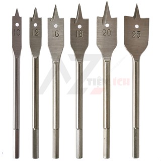 Bộ 6 Mũi Khoan Khoét Lỗ Gỗ, Hình Đuôi Cá Chuyên Dụng - Mũi khoét gỗ