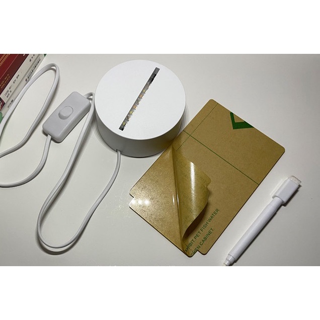 Đèn Ghi Chú Gắn Bảng Mica, Đèn Ngủ Ghi Chú