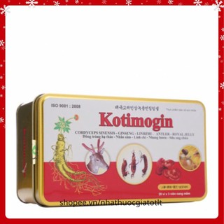 Viên uống bồi bổ tăng sức đề kháng đông trùng hạ thảo kotimogin hộp 60 viên