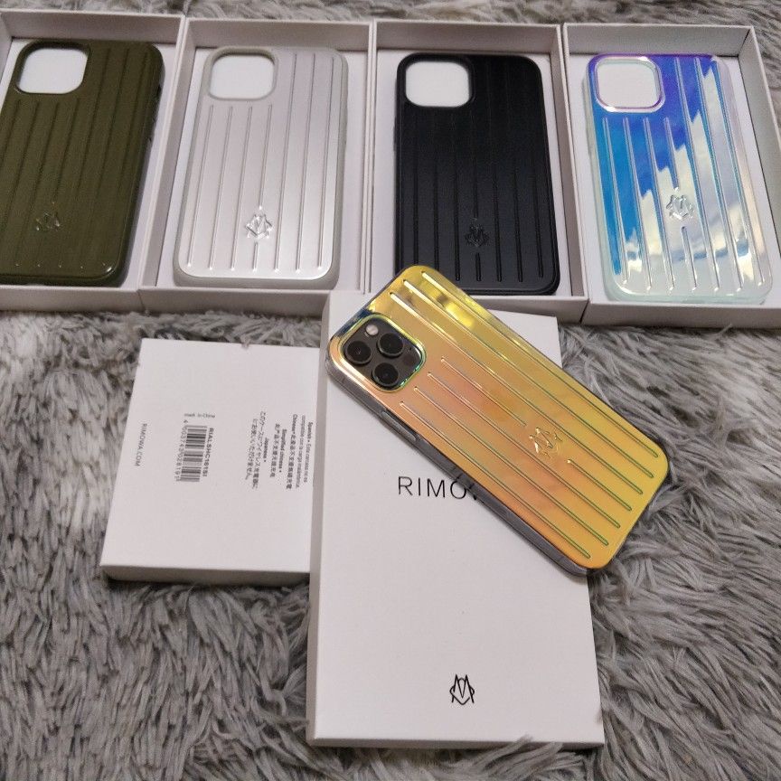 RIMOWA Ốp Điện Thoại Hợp Kim Nhôm Có Vành Viền Bảo Vệ Cho Apple Iphone 13 13Promax