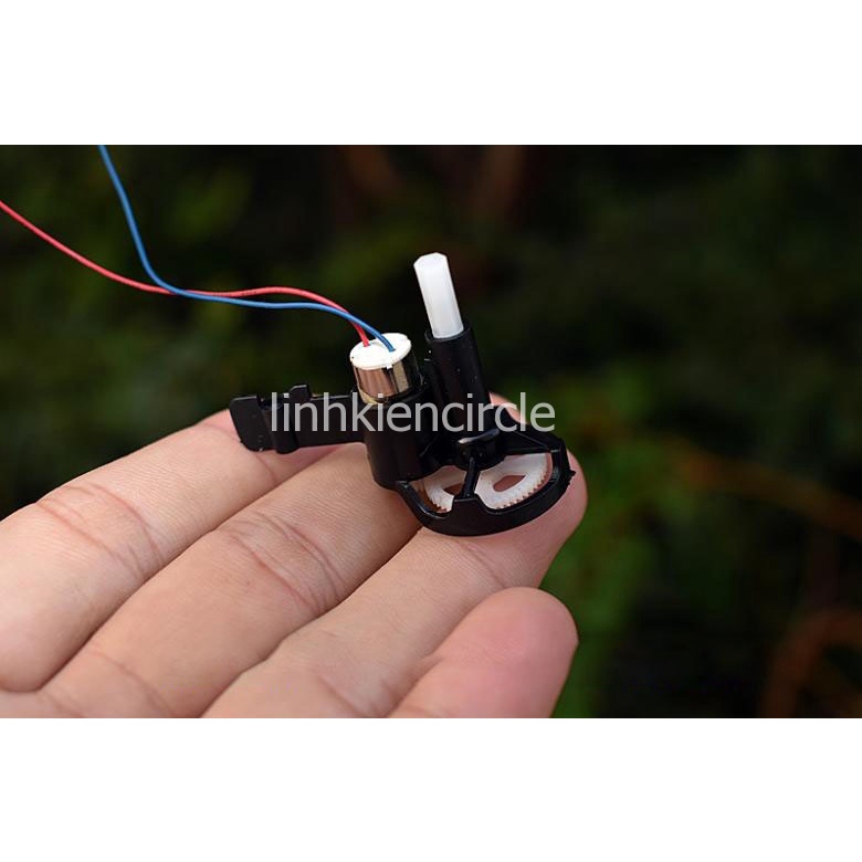 Cùm motor máy bay mini motor 816 kèm bánh răng giảm tốc 3.7V coreless - LK0457