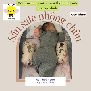 xả kho Nhộng Chũn cao cấp sử dụng vải cocoon Túi Ngủ trấn an bé ngủ ngon