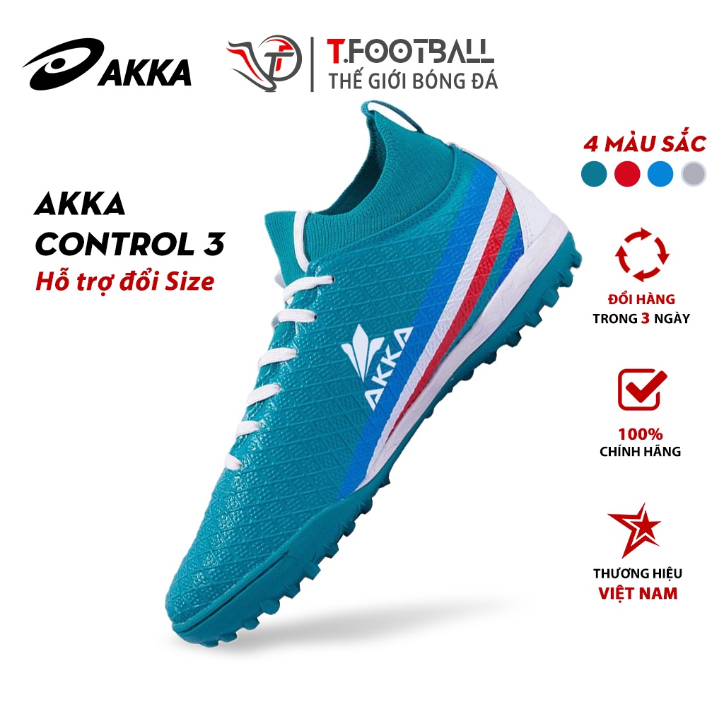 Giày Đá Bóng AKKA Control 3 Cổ Cao Flyknit Ôm Chân Chắc Chắn