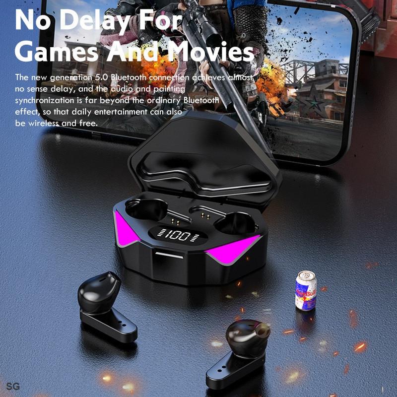 Tai Nghe Bluetooth Không Dây X15 Giảm Tiếng Ồn Kèm Mic Dùng Để Chơi game