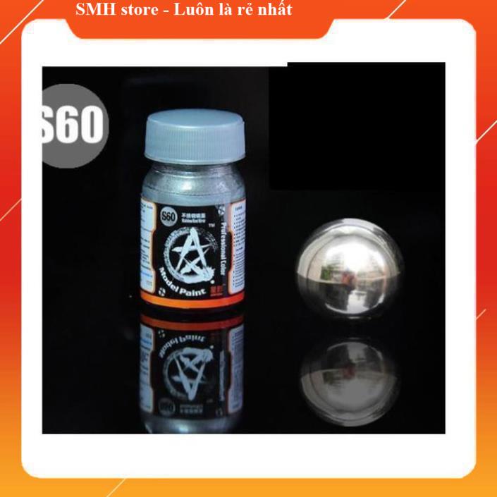 Sơn mô hình màu chorme bóng gương