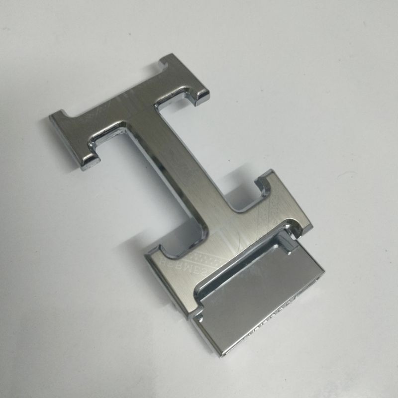 Mặt thắt lưng nam màu bạc đẹp chất