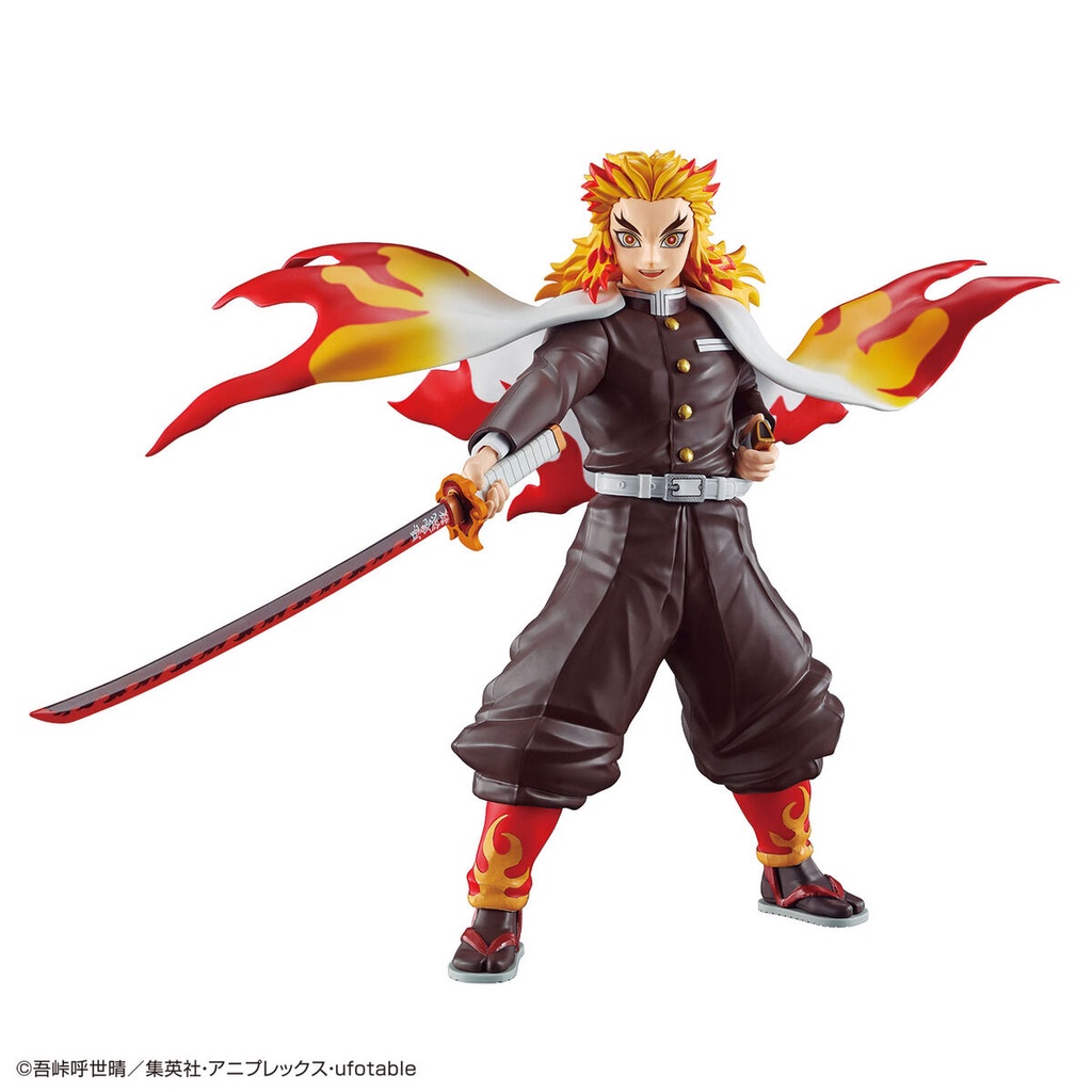 Mô hình lắp ráp Viêm Trụ Kyojuro Rengoku Demon Slayer Kimetsu No Yaiba Bandai Figure Rise Standard diệt quỷ