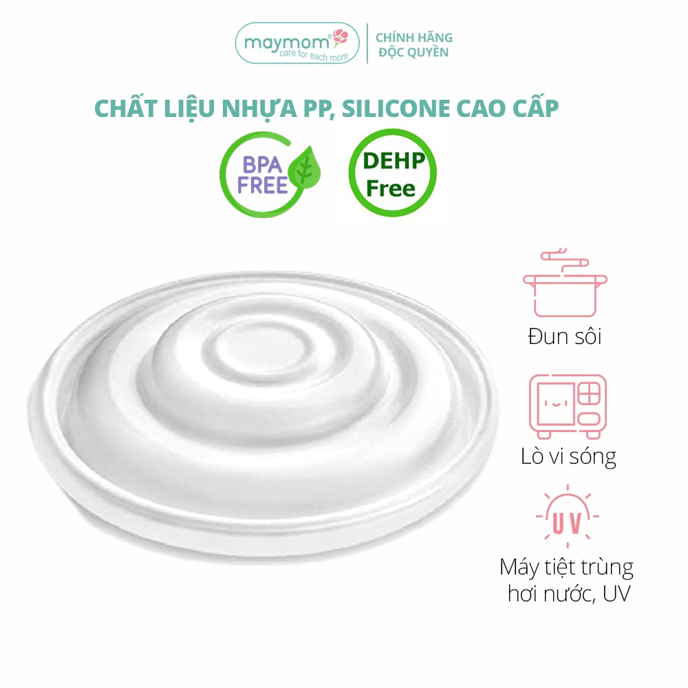 Van Chặn Sữa Silicone Sản Xuất bởi Maymom, Dùng Cho Chặn Sữa Ngắn/Dài Maymom - Cimilre