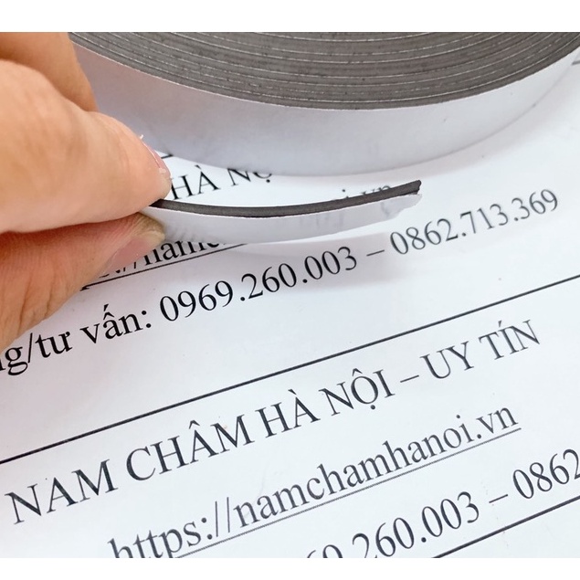 Băng dính nam châm dẻo 20x1.5x10000mm