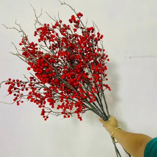 Đào Đông thân cổ phủ phấn cắm bình hoa trang trí Decor không gian siêu đẹp