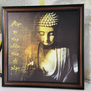 Tranh canvas treo tường Phật treo phòng thờ, trà, nơi linh thiêng