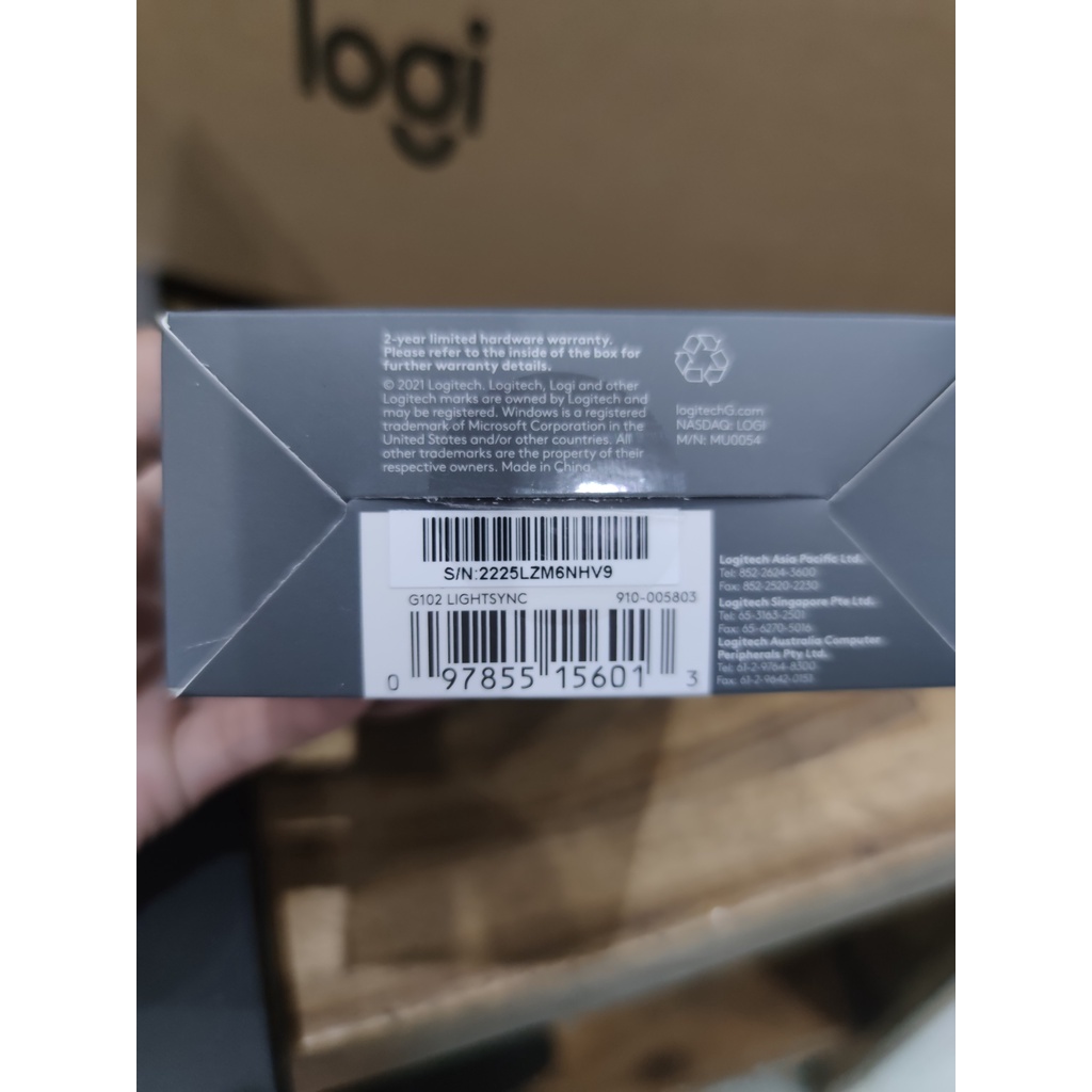 Chuột Logitech G102 LightSync RGB hàng chính hãng