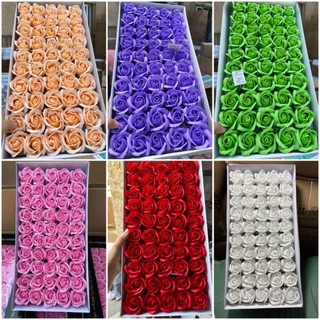 Hộp 50 bông hoa hồng sáp thơm hàng VIP loại 1 siêu đẹp/Đi đơn từ 2 hộp