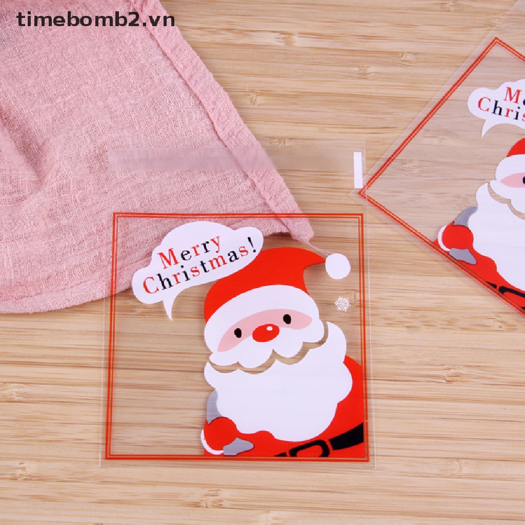 {Christmas &amp; 2023} 100 Túi Đựng Kẹo Giáng Sinh Trong Suốt