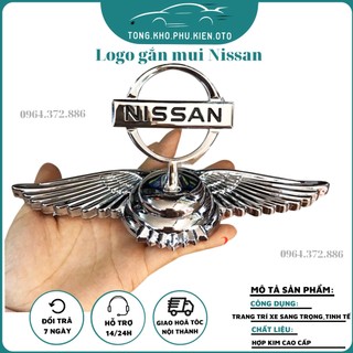 Logo gắn mui xe ô tô hãng Nissan