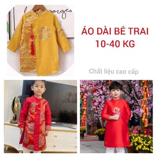 Áo Dài Cách Tân Cho Bé Trai HAIVANCO size đại chất gấm cao cấp 12 đến 40kg chất tafta phối gấm mềm mại và thoáng mát