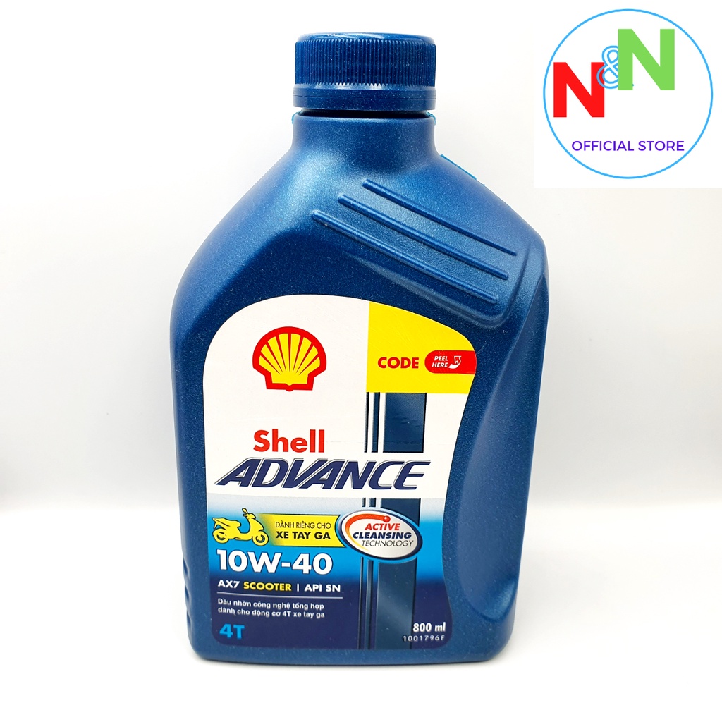 Nhớt xe tay ga cao cấp Shell Advance AX7 Scooter