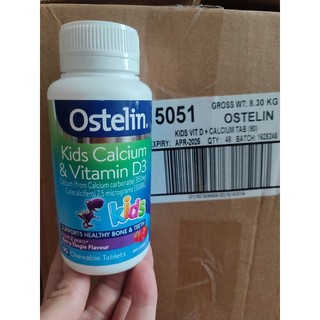 Canxi ostelin kid 90 viên bổ sung canxi cho bé ostelin kid khủng long cho bé từ 2 tuổi