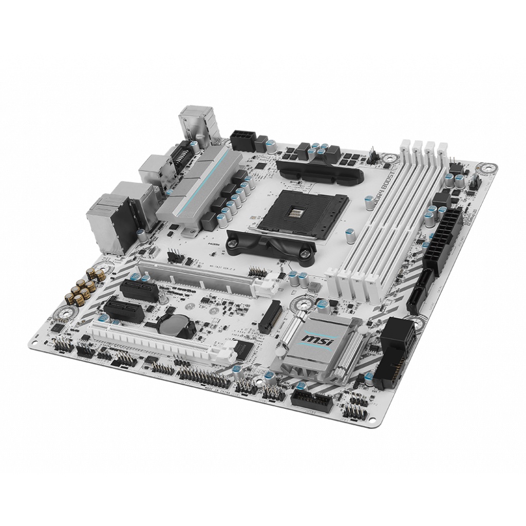 Mainboard MSI B350M MORTAR ARCTIC hàng qua sử dụng. Bo mạch chủ MSI B350M MORTAR ARCTIC