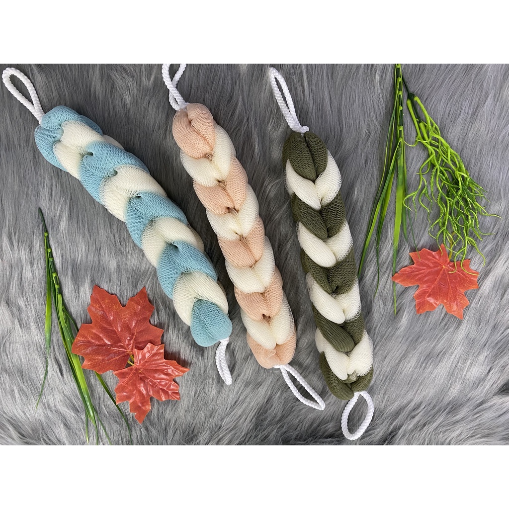 Bông Tắm Lưới Dài 9 Nút Siêu Mịn, Siêu Tạo Bọt, Loại Bỏ Tế Bào Chết - Iketokyo