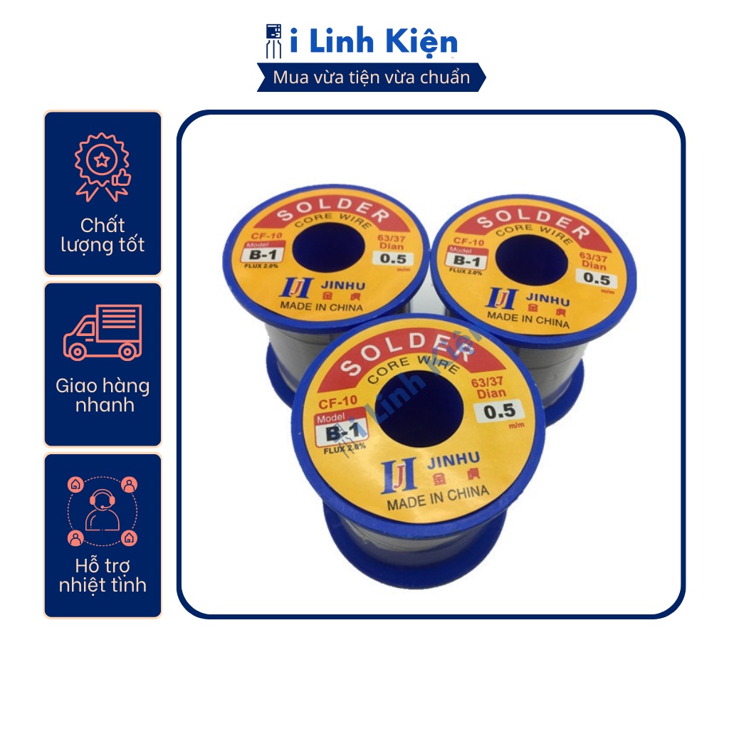 Thiếc hàn nhựa thông sn63 cao cấp 500G nhẹ lửa ít khói mối hàn sáng.