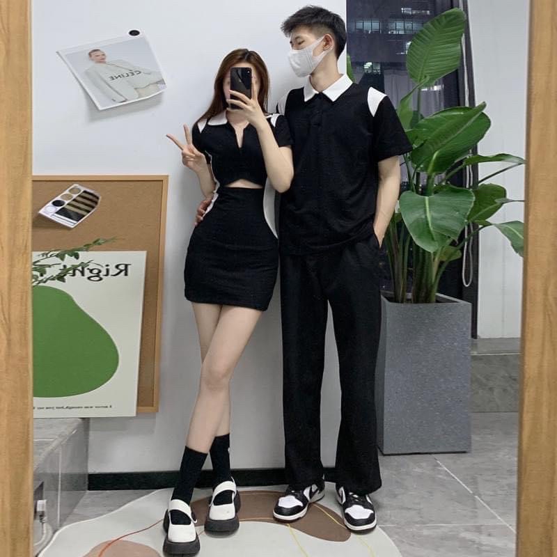 🔥🔥 siêu phẩm best seller couple đen hở eo siêu hot