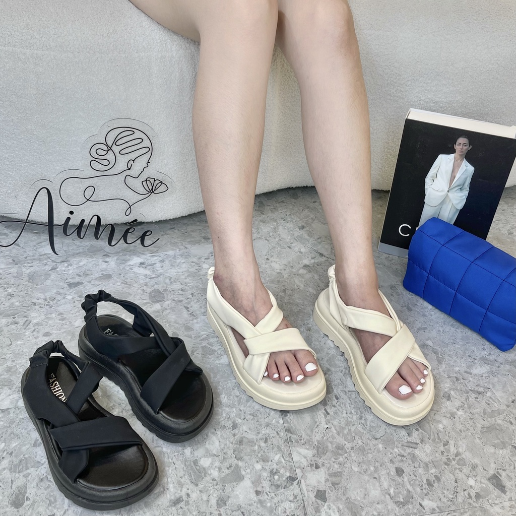 Có sẵn - QC Dép Xoắn Chất Da Mềm Đi Cực Êm