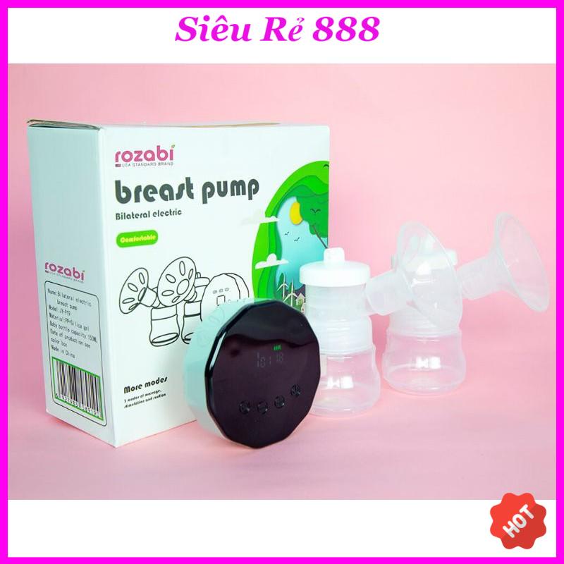 Máy hút sữa điện đôi Rozabi Basic Plus (có pin sạc)