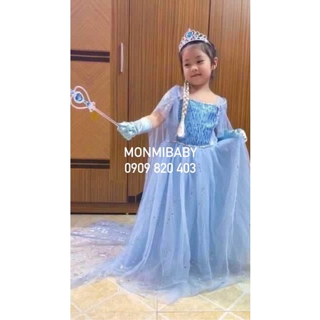 - ĐẦM VÁY CÔNG CHÚA ELSA CAO CẤP 2020