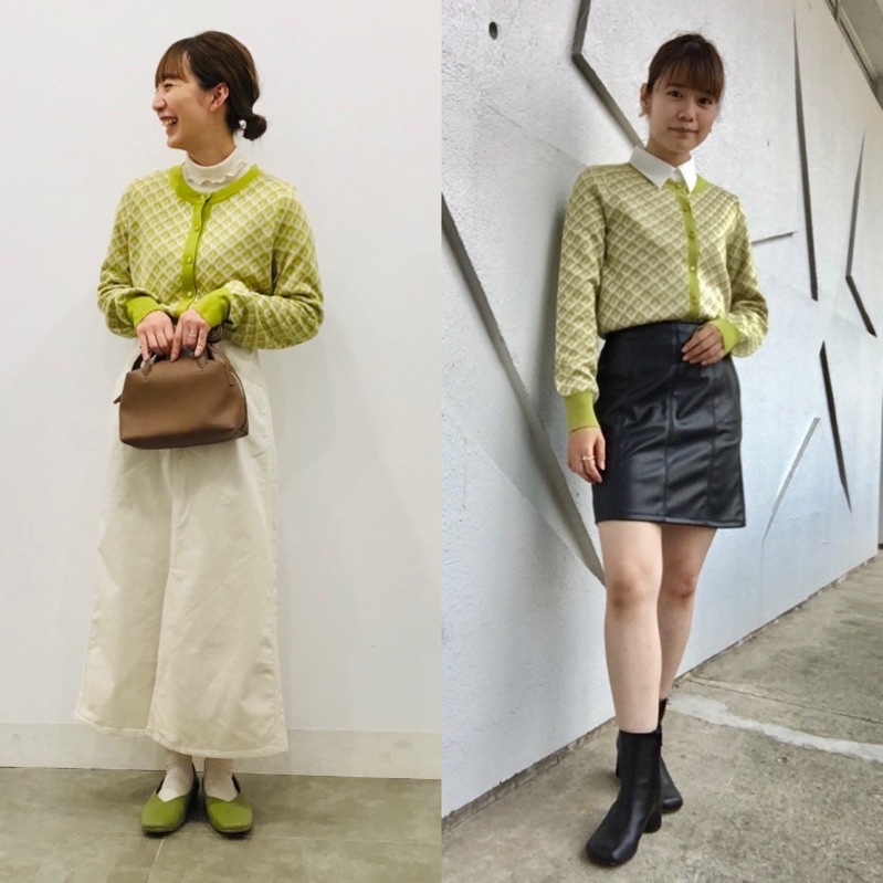 Áo khoác len cài khuy dễ thương của GU - Nhật Bản