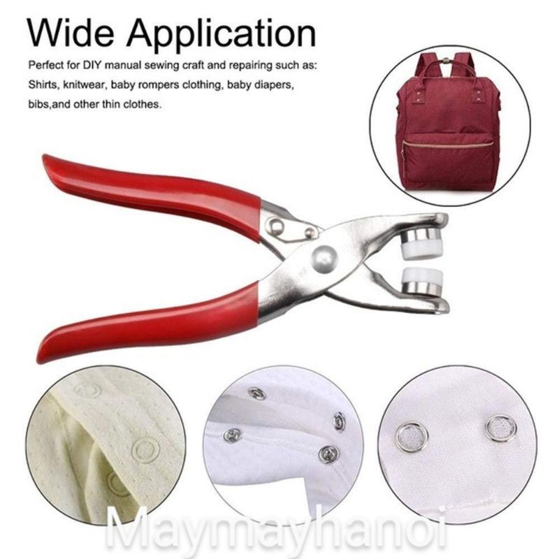 Kìm bấm cúc vành 4 chi tiết
