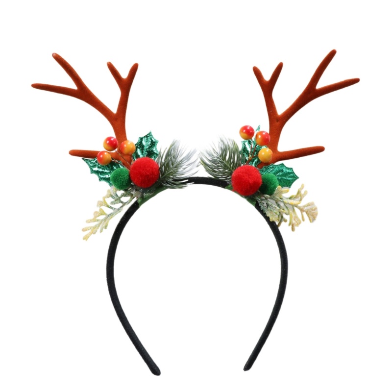 Băng Đô Cài Tóc Hình Sừng Tuần Lộc Dễ Thương