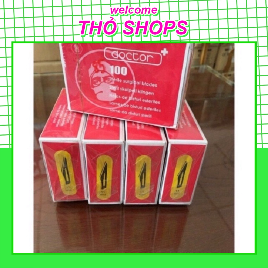Dao rạch mụn hộp 100 chiếc