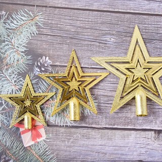Ngôi sao vàng trang trí cây thông giáng sinh,noel N937