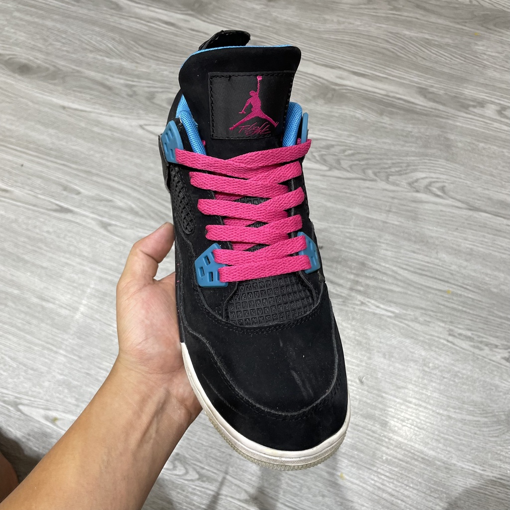 Giày 2hand Nike Air Jordan 4 Retro GS 'Black Vivid Pink' 487724 019 - SIZE 38 - 468