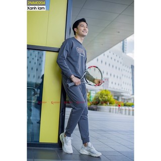 Bộ Nỉ Nam Thu Đông CARDINA Cao Cấp Dáng Thể Thao 2NIM02