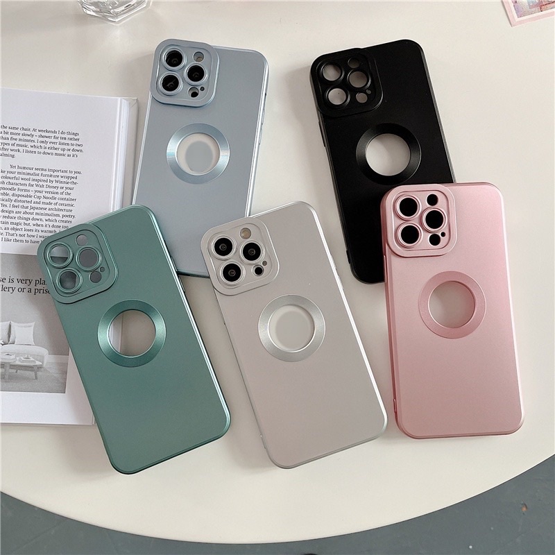 Ốp hở táo nhám cho iphone 6plus/7plus/X/Xsmax/11/11promax/12/12promax/13/13pro/13promax/14/14pro/14plus/14promax