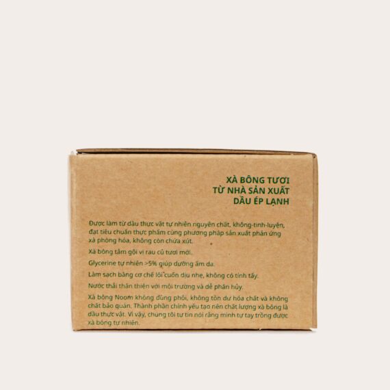 Combo 8 bánh Xà Bông Vị Rau Củ chính hãng Noom chuẩn Organic 100% loại 400g