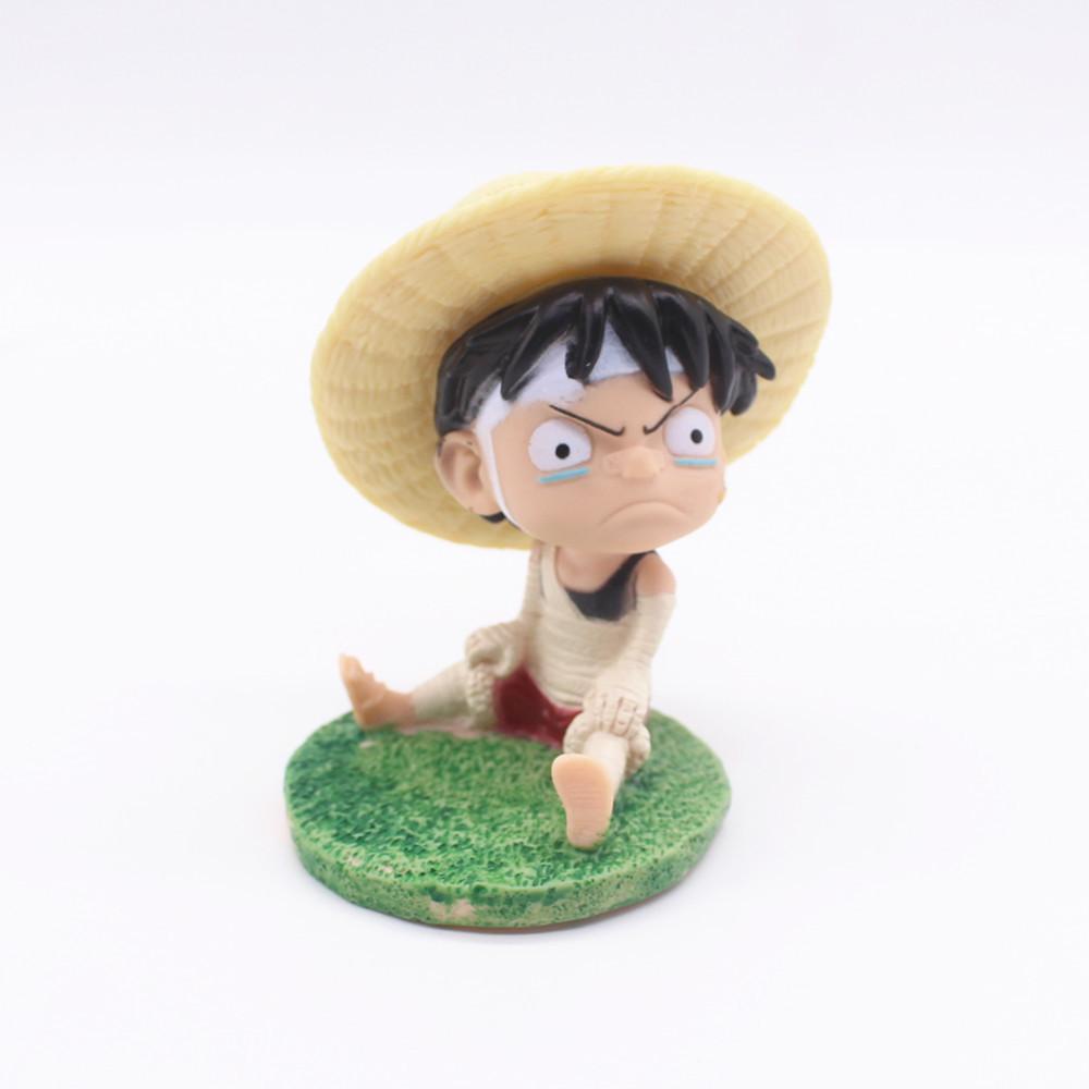 Mô Hình Luffy Chibi Ngồi Dễ Thương Siêu Nét 11cm
