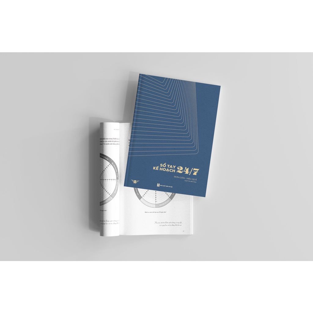Sách - Sổ tay Kế Hoạch 24/7- Bìa da sang trọng-Xây dựng thói quen lập kế hoạch, vượt qua trì hoãn và chinh phục mục tiêu