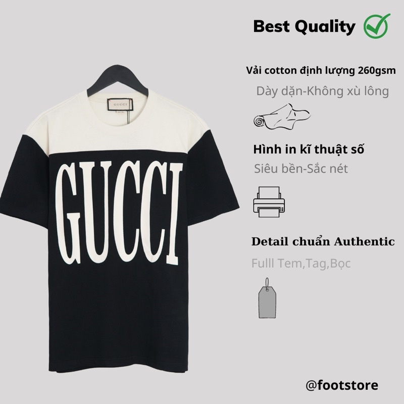 Áo Gucci in chữ siêu cấp Áo Gucci nam nữ mới nhất
