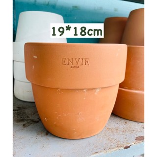 Chậu envie đất nung tròn gờ lớn envie hàng xuất khẩu, , chậu trồng cây, trang trí nội th