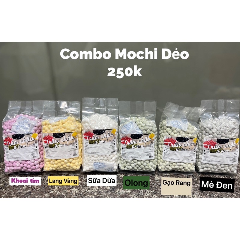Trân châu Mochi dẻo 6 vị ( túi 500g )