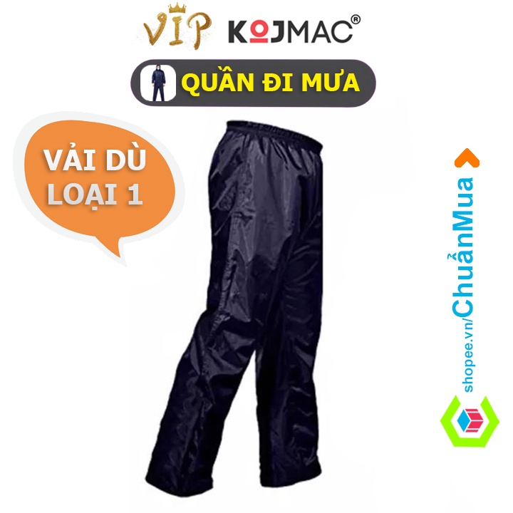 Quần đi mưa chống thấm nước vải dù không rách siêu bền (ao mua, áo mưa bộ người lớn Có Phản Quang, 2 dây kéo cao cấp...)