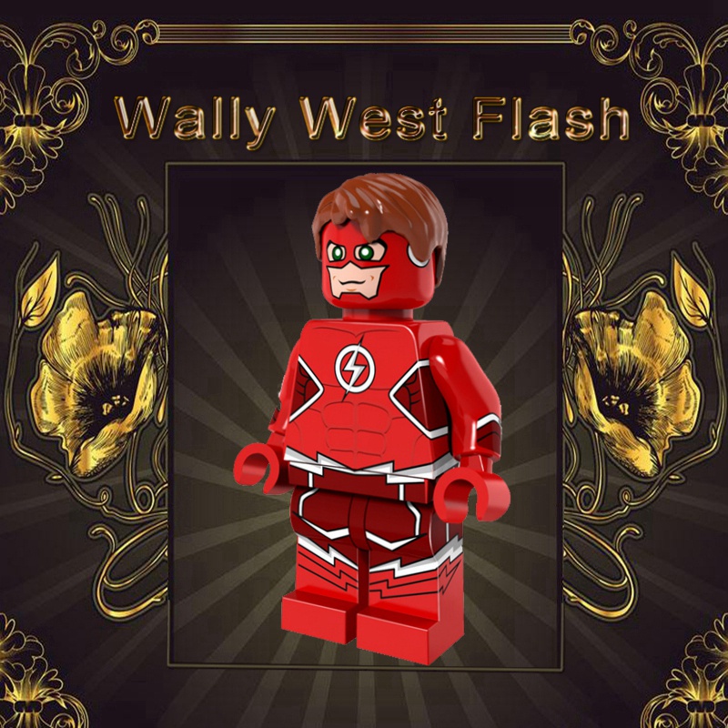 Bộ Đồ Chơi Lắp Ráp Mô Hình Nhân Vật Wally West Dành Cho Trẻ Em DIY