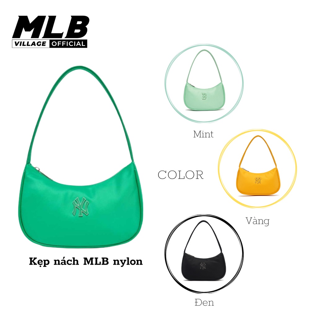 Túi MLB Nylon Hobo Bag - Túi xách kẹp nách MLB nữ chính hãng