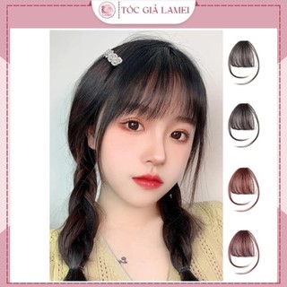 Tóc giả mái thưa làm từ tóc thật phong cách Hàn Quốc