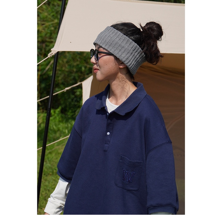 Băng Đô Dệt Kim Đơn Giản Cá Tính Cho Nam Nữ Rửa Mặt