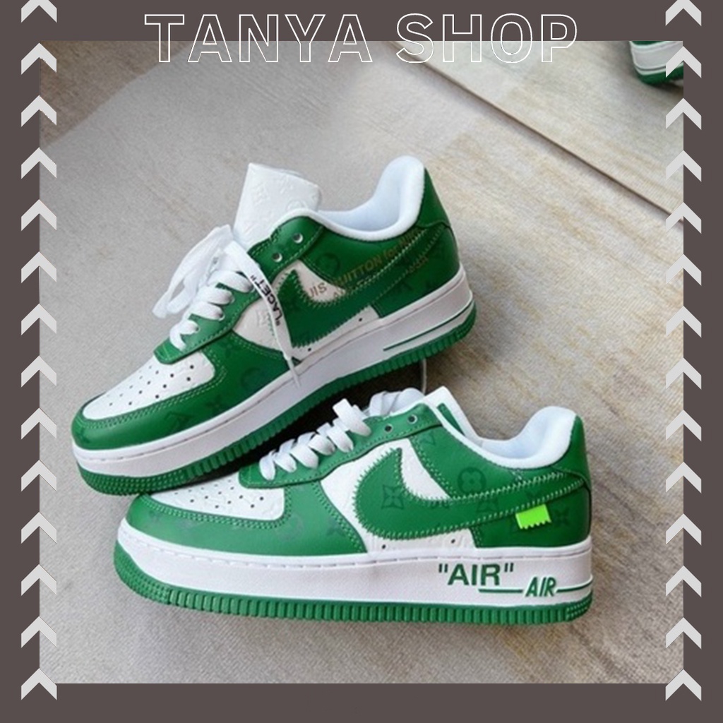 Giày Nike_AF1, Giày Air Force 1 Nam Nữ LV Thể Thao Thời Trang Hàng Đẹp Full Box